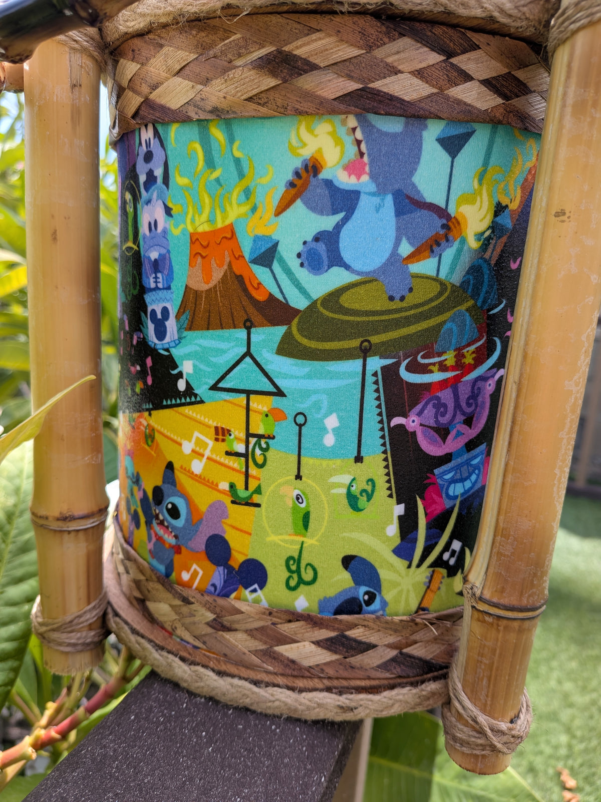 Tiki Stitch Tiki Lamp Purse (Ready-to-ship)