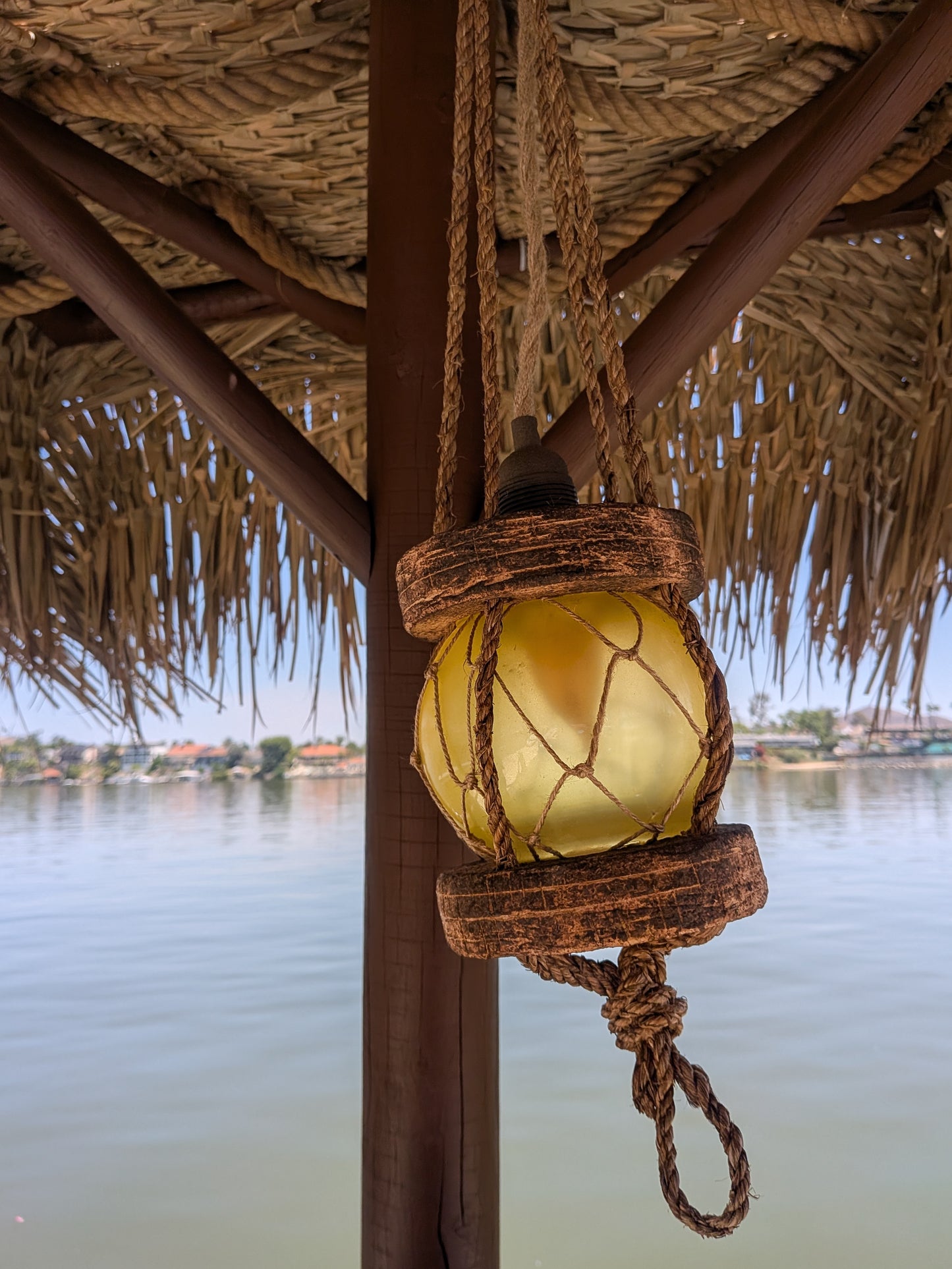 Glass Float Lantern Lamp