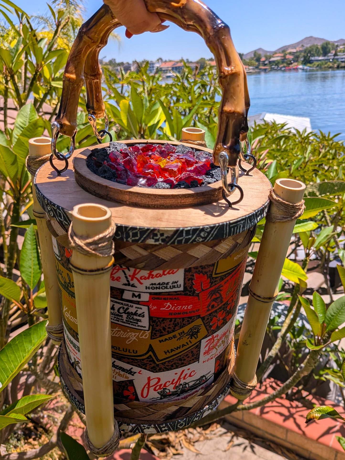 Tiki Lamp Purse