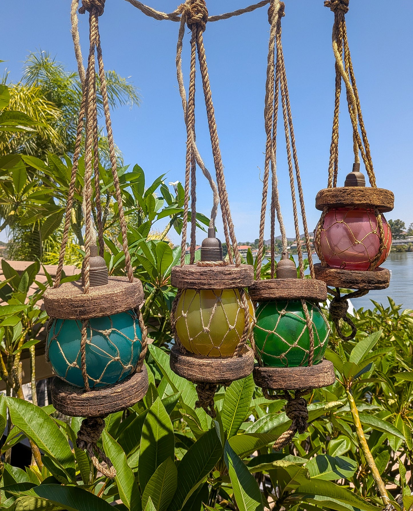 Glass Float Lantern Lamp