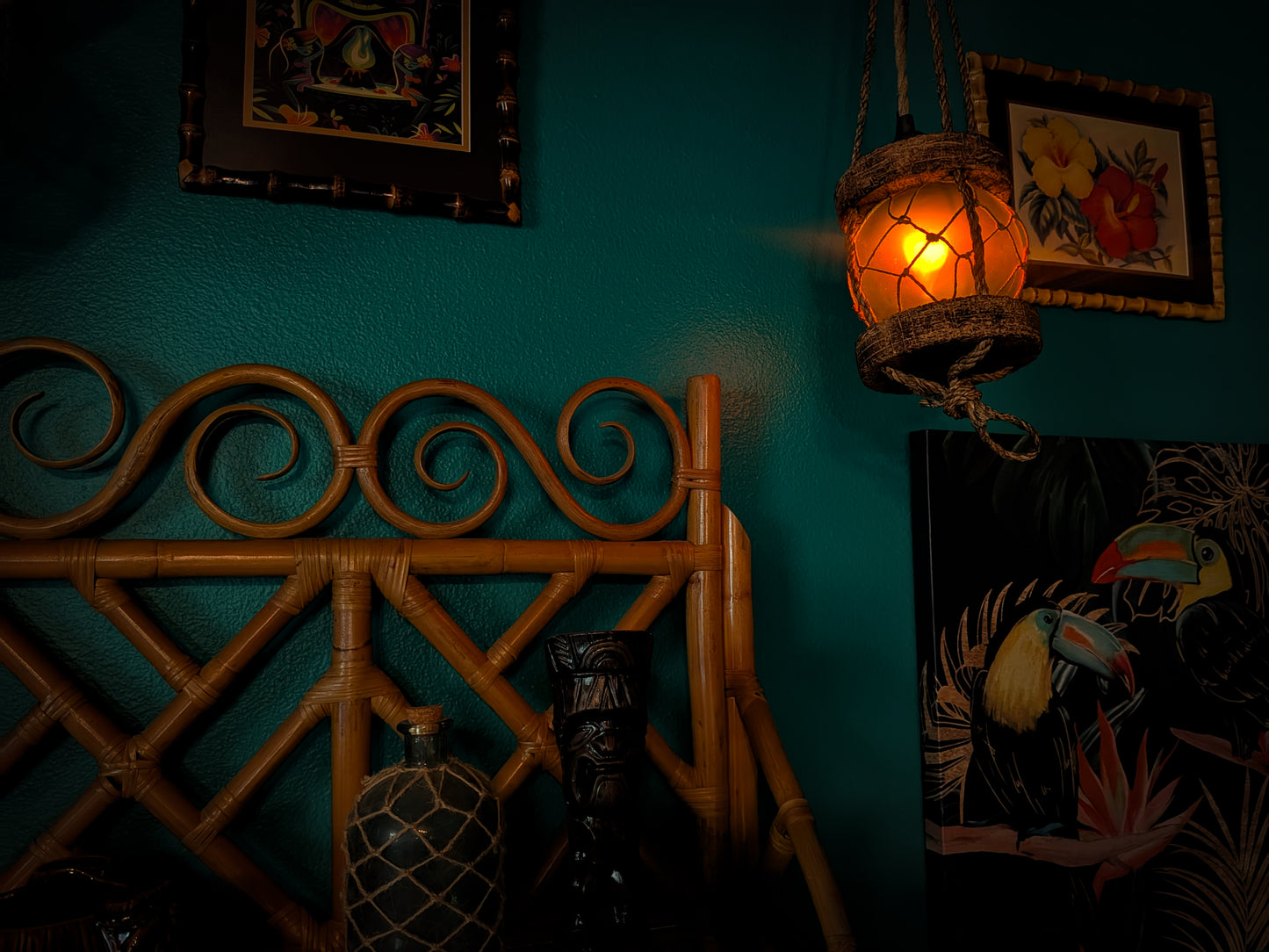 Glass Float Lantern Lamp