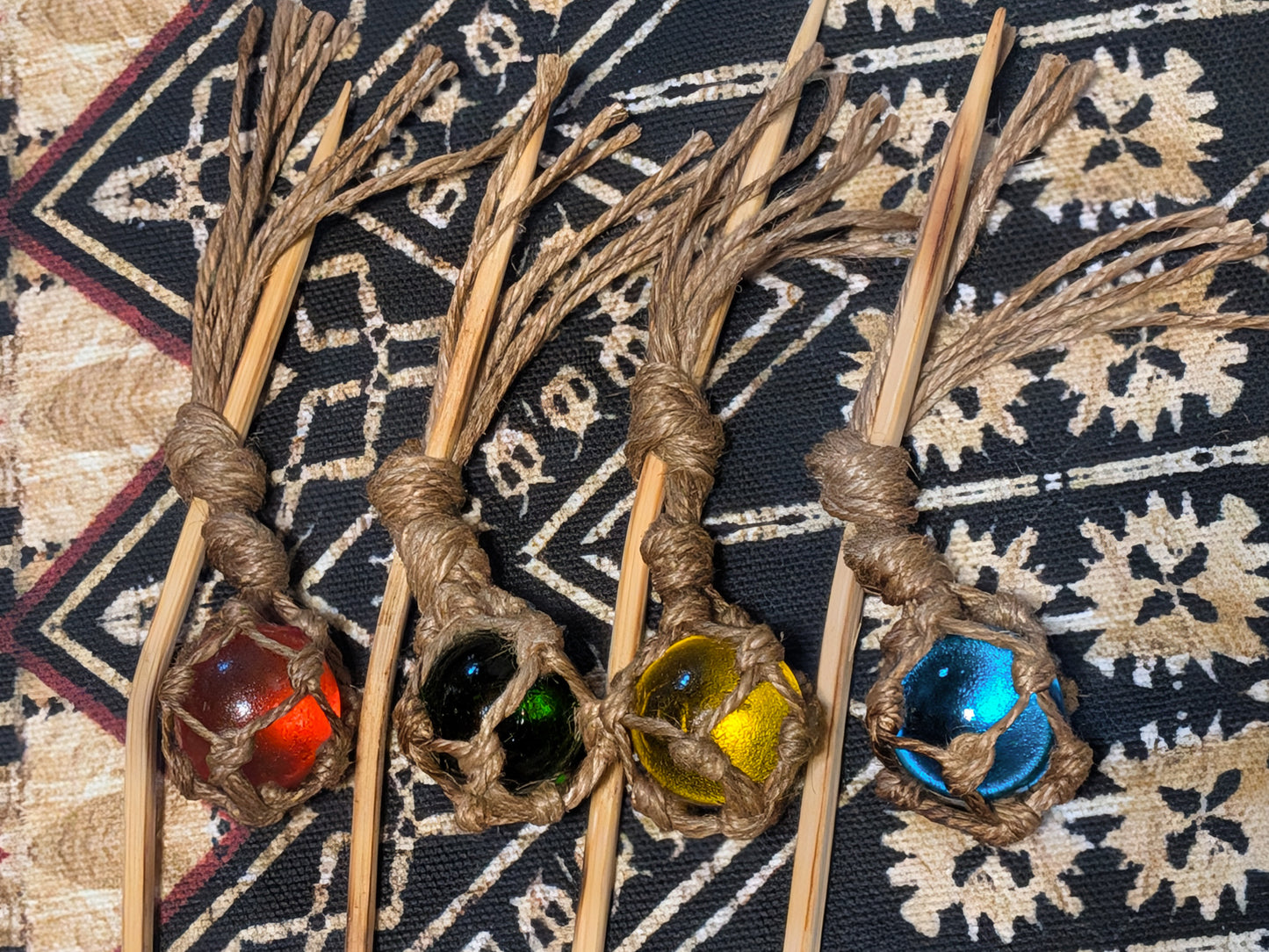 Glass Float Swizzle Stick