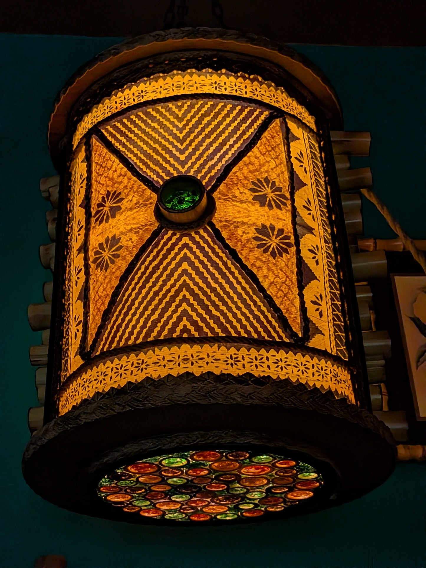 Green & Copper Bamboo