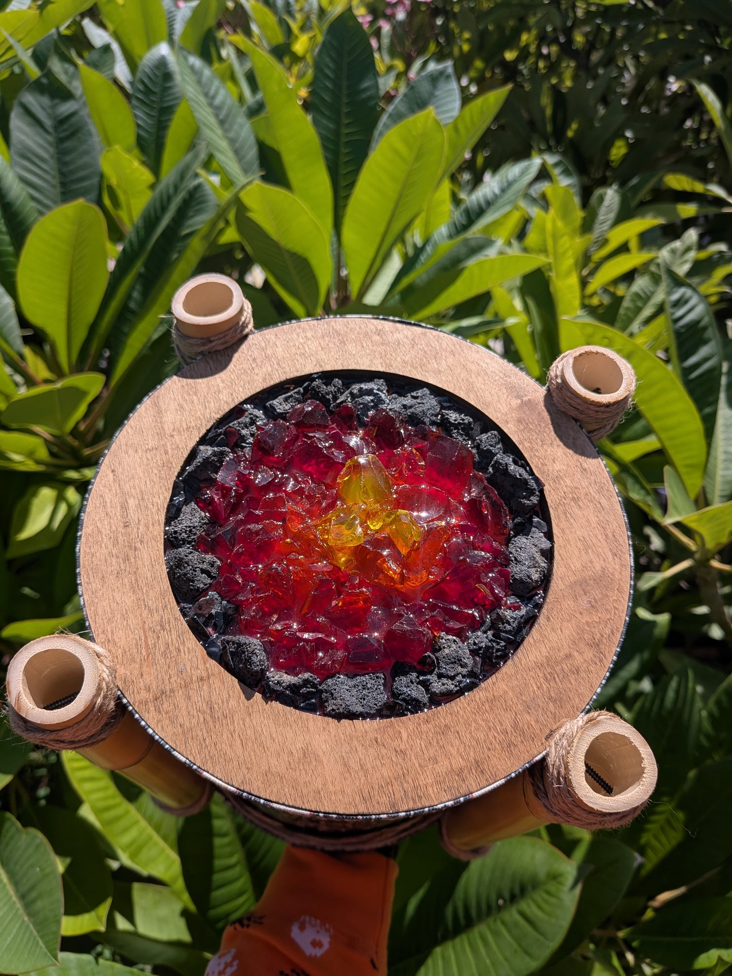 Papua New Guinea Mask Lava Lamp