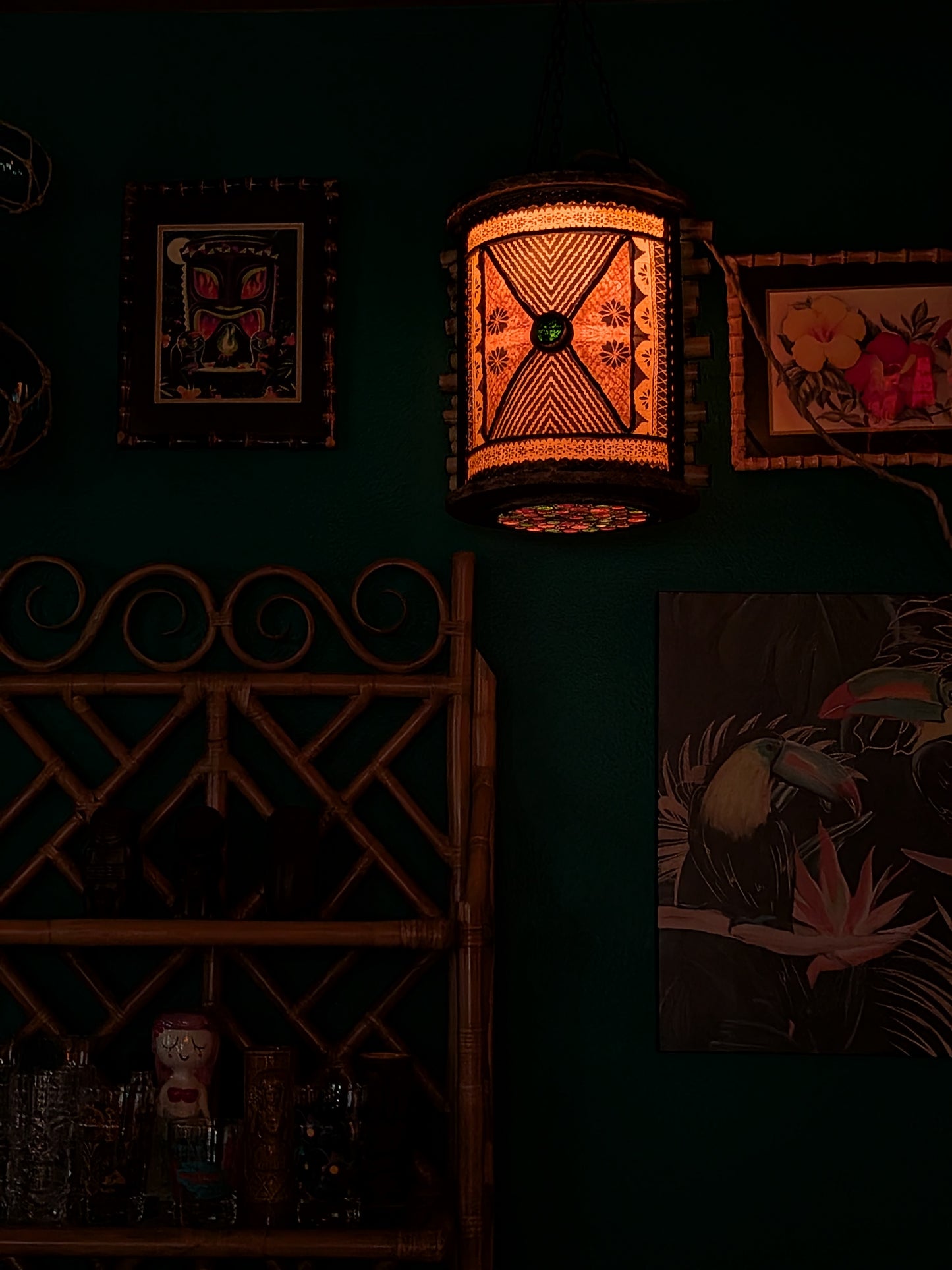 Green & Copper Bamboo