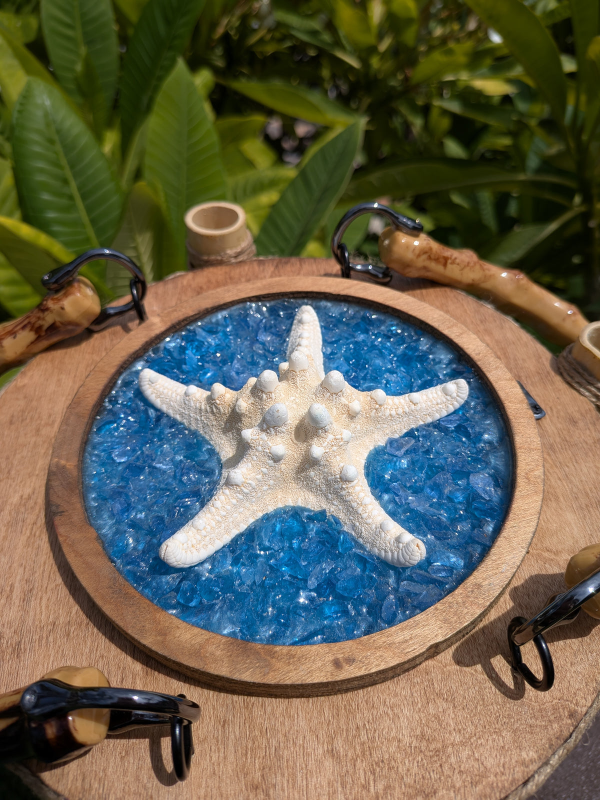 Tiki Stitch Tiki Lamp Purse (Ready-to-ship)