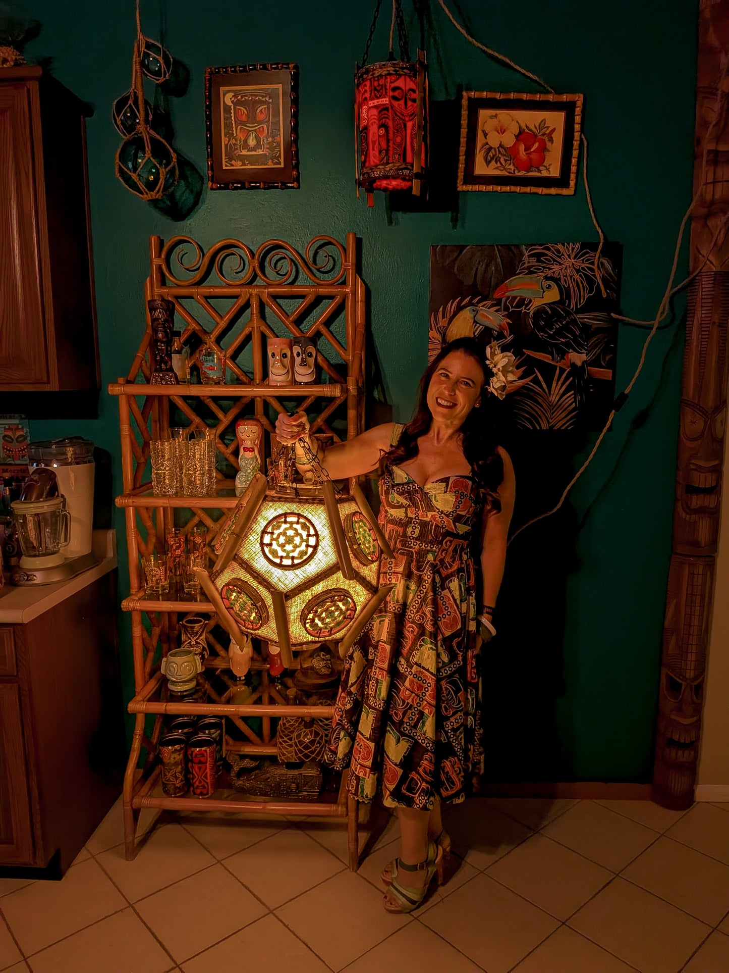 Jade Tile Dodecahedron