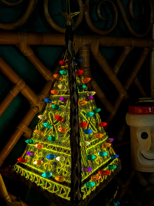 Vintage Light Tiki Christmas Tree Preorder