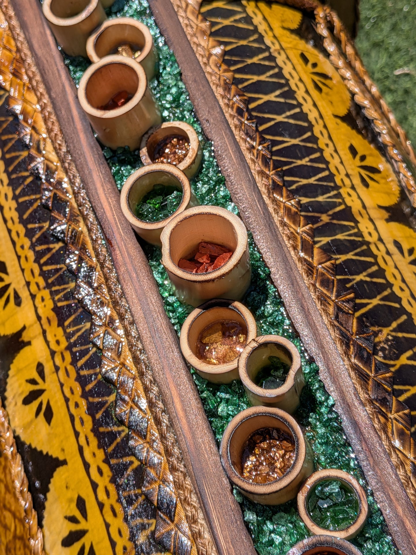 Green & Copper Bamboo