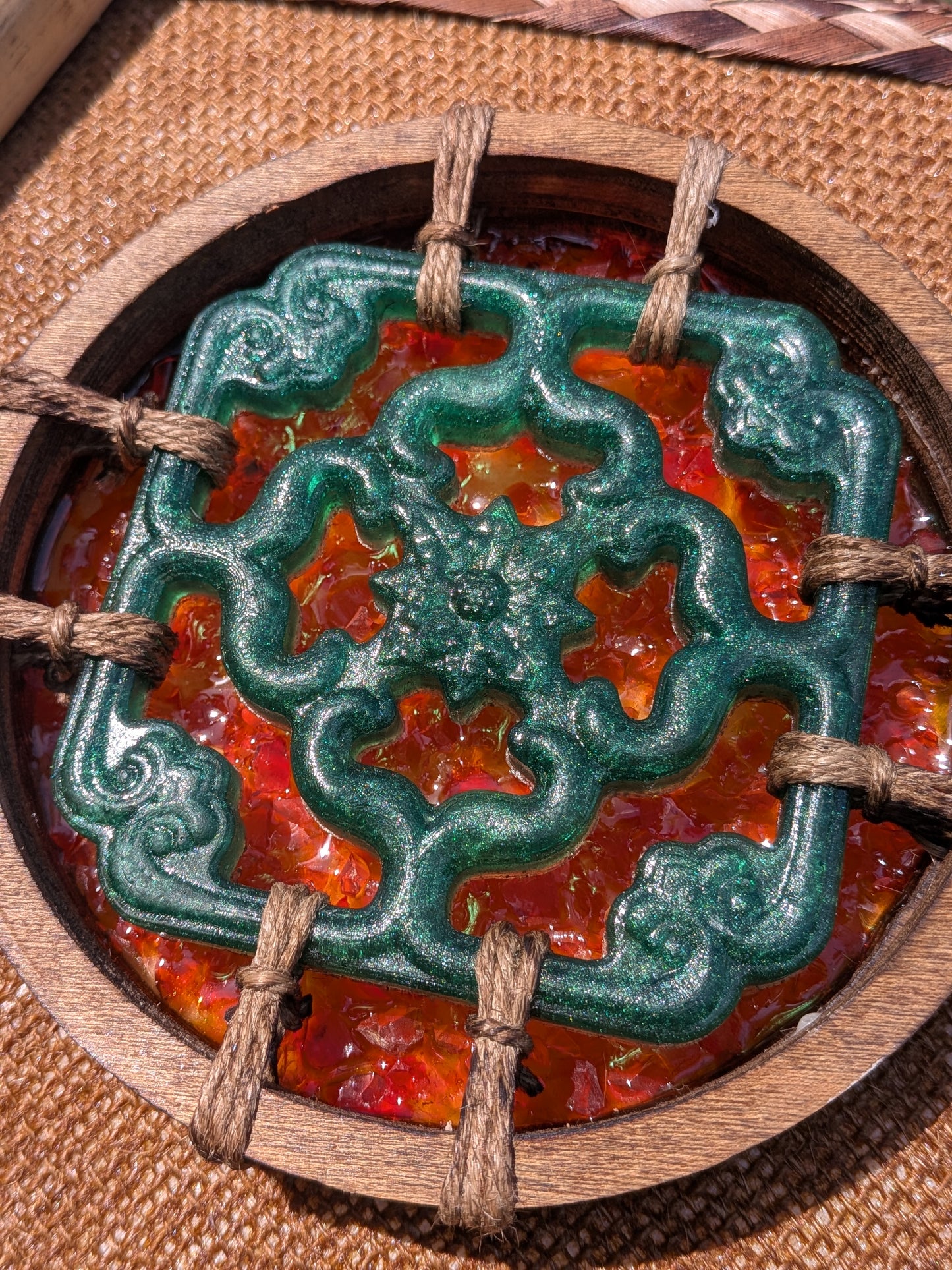 Jade Tile Dodecahedron