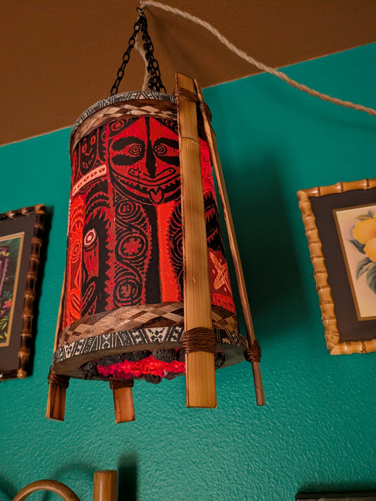 Tall Papua New Guinea Mask Lava Lamp